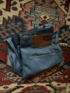 Naked & Famous “Night Sky” 11 oz Pale Indigo Selvedge Denim - Weird Guy Size 32